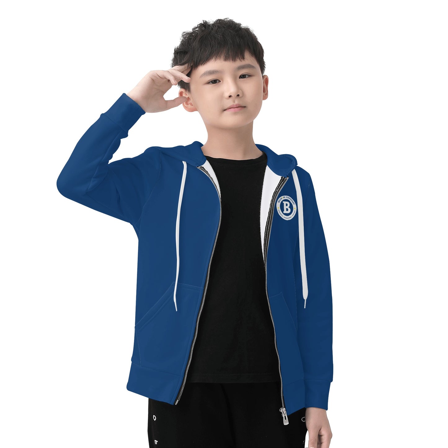 Children ALL Over Print Zip Hoodie