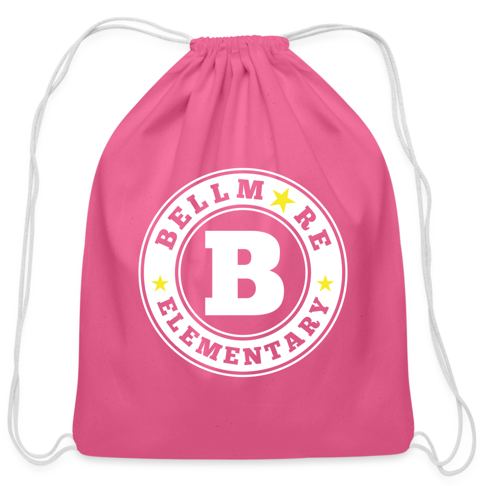 Cotton Drawstring Bag - pink