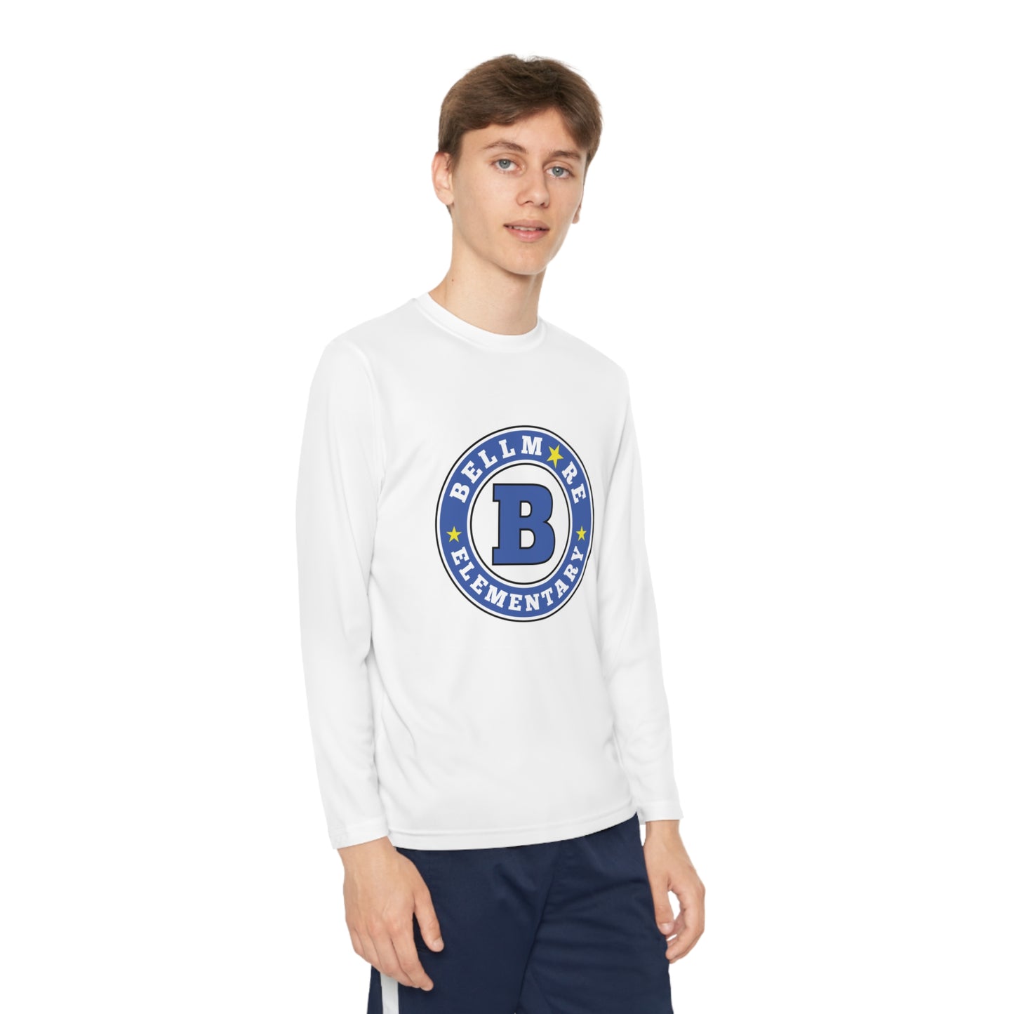 Bellmore Elementary Youth Long Sleeve Competitor Tee