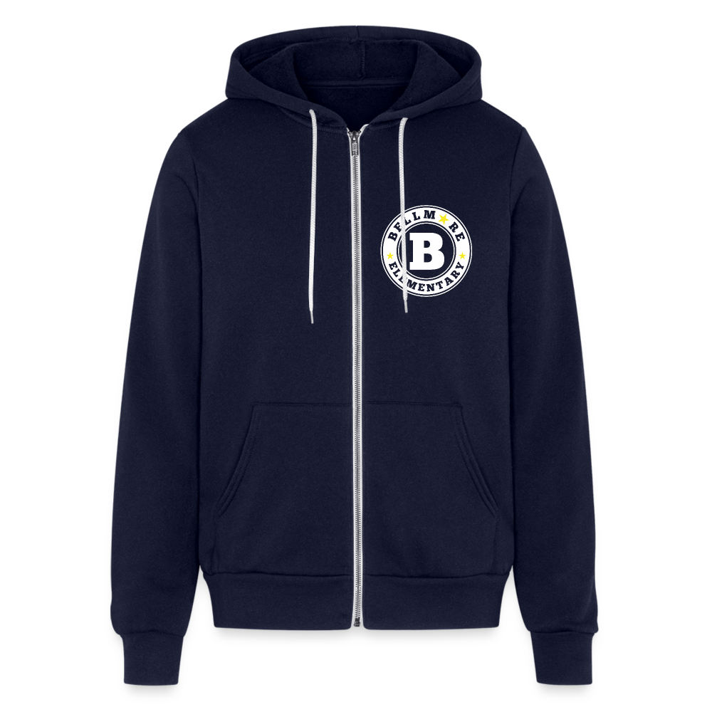 Adult Unisex Full Zip Hoodie - navy